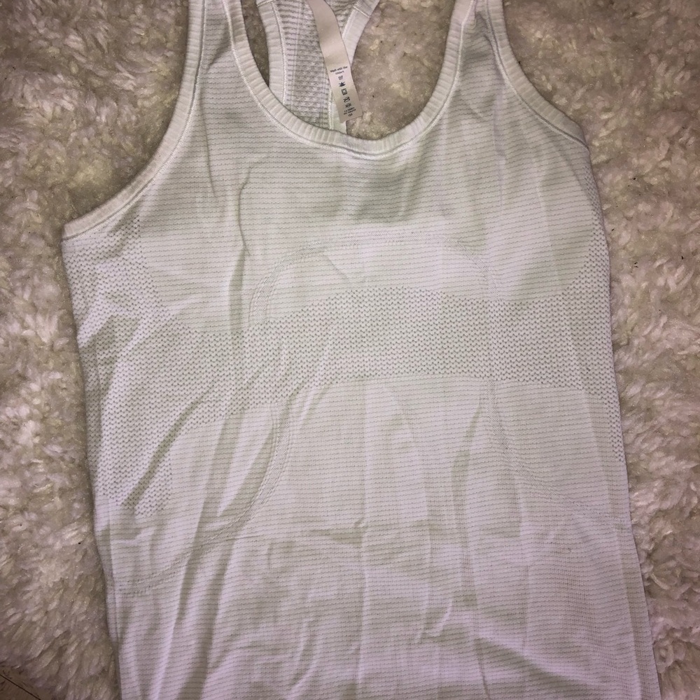 Lulu lemon white tank top